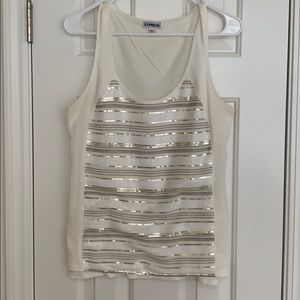 Express sequins tank